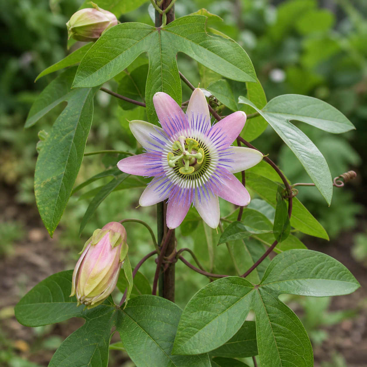Fleischfarbene Passionsblume
